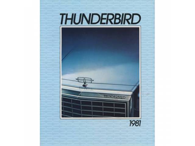 1981 FORD THUNDERBIRD SALES BROCHURE