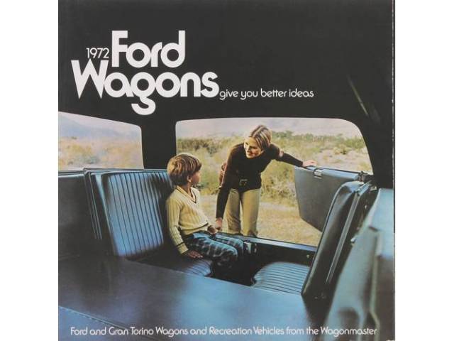 1972 FORD STATION WAGONS SALES BROCHURE