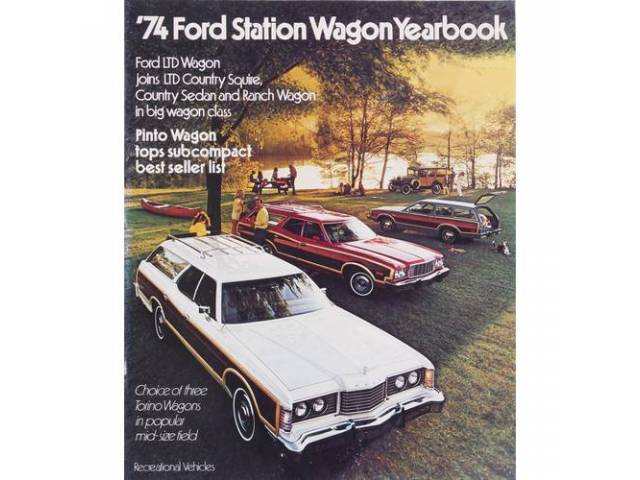 1974 FORD STATION WAGONS SALES BROCHURE