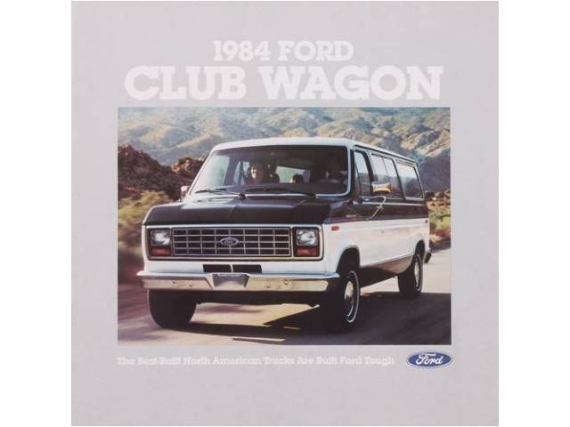 1984 FORD CLUB WAGON SALES BROCHURE