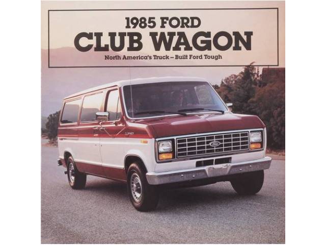 1985 FORD CLUB WAGON SALES BROCHURE