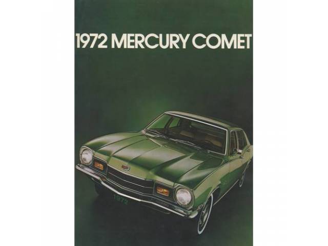 1972 MERCURY COMET SALES BROCHURE