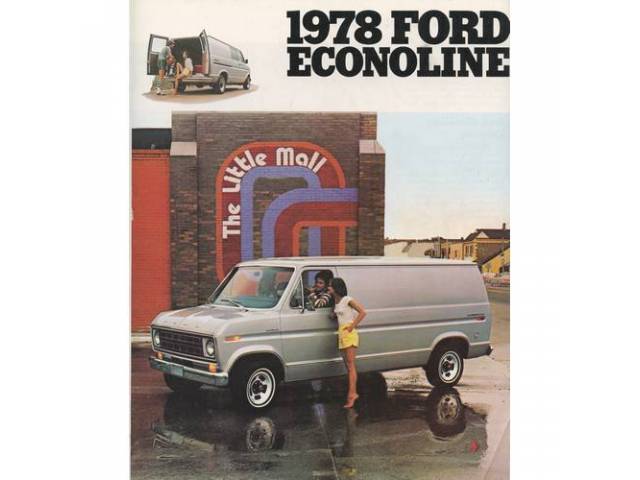 Original 1978 Ford Econoline Sales Brochure 78 Van