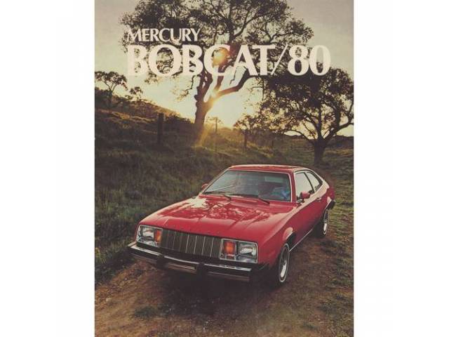 1980 Mercury Bobcat Sales Brochure Catalog 