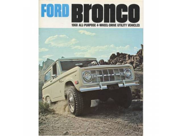 1968 FORD BRONCO SALES BROCHURE