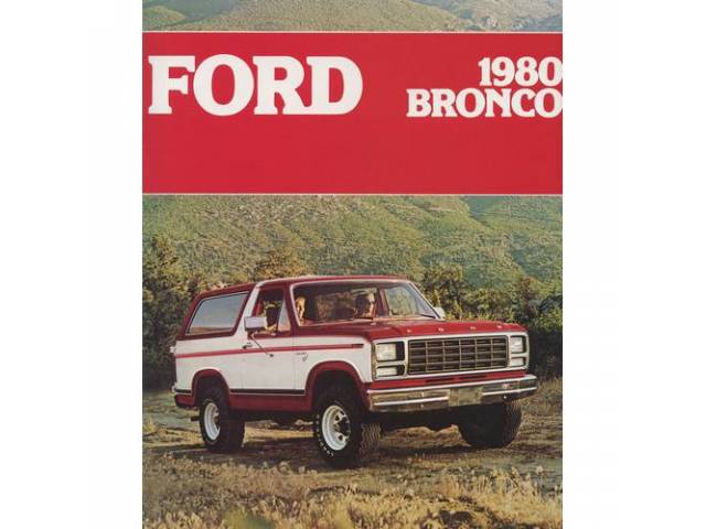 1980 FORD BRONCO SALES BROCHURE