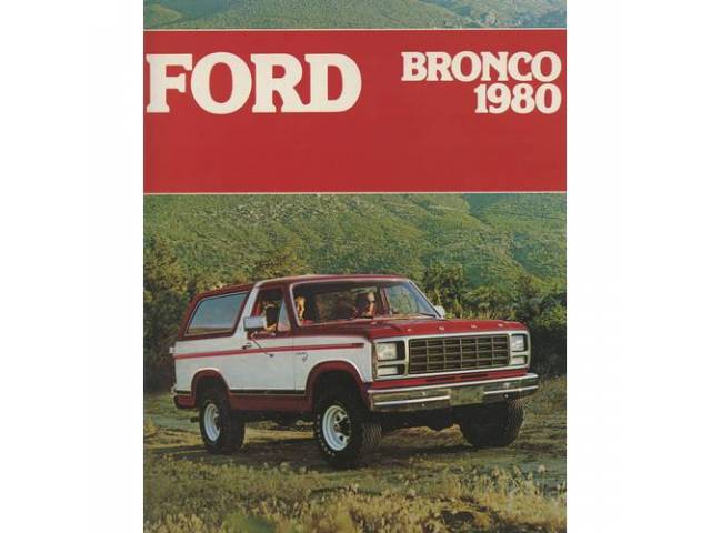 1980 FORD BRONCO SALES BROCHURE