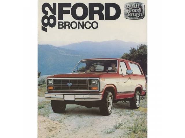 1982 FORD BRONCO SALES BROCHURE