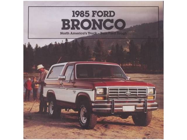 1985 FORD BRONCO SALES BROCHURE