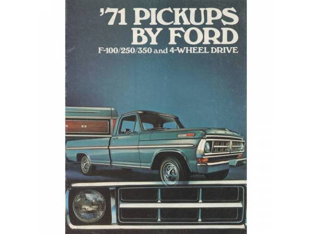 1971 FORD F-SERIES TRUCK SALES BROCHURE