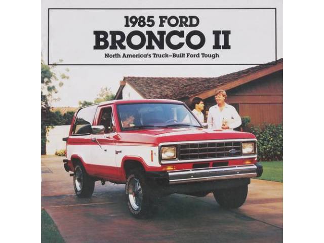 1985 FORD BRONCO 2 SALES BROCHURE