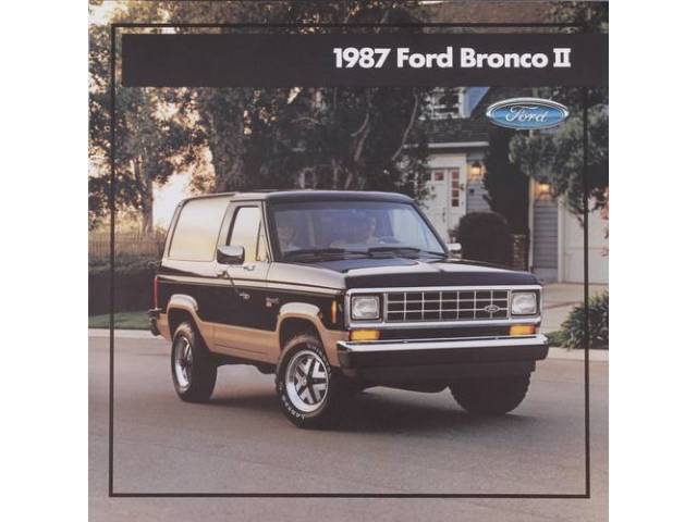 FORD TIMES '87 BRONCO SPECIAL 1987 FORD BRONCO BROCHURE / CATALOG HUGE 18 p