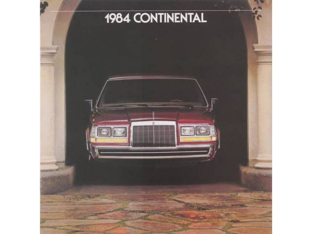 1984 LINCOLN CONTINENTAL SALES BROCHURE