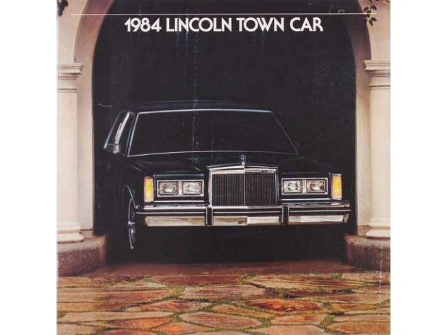 1984 LINCOLN TOWN CAR SALES BROCHURE