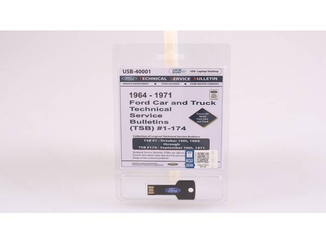 Ford Technical Service Bulletins (TSB), on USB Flash Drive