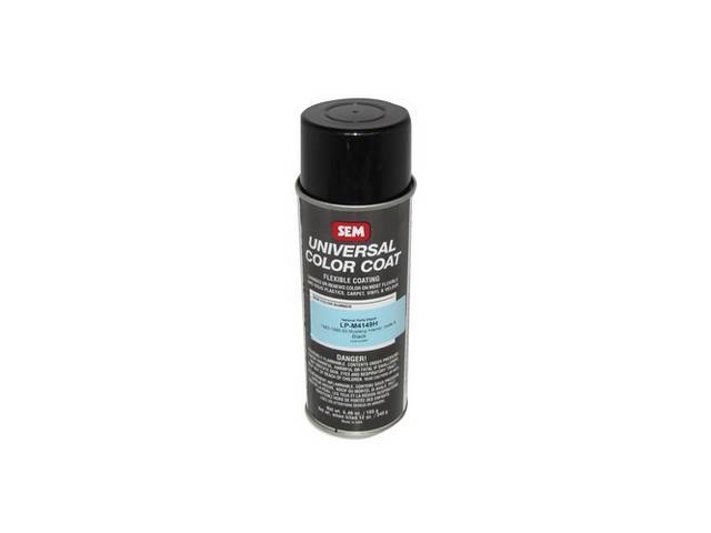 Interior Paint, Spray, Low Luster, 1983, 1990-93 Black / Ebony, Multi Purpose Sem Paint Can Bond At A Molecular Level When Surface Is Properly Prepped, For Use On Metal, Plastics And Vinyl