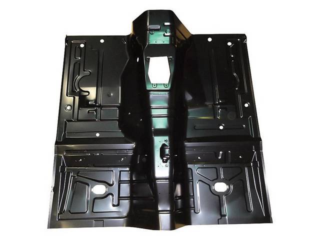 Floor Pan, Full, Repro, Complete Pan Includes Tunnel As Well As Full Length Floor Pans, Imported, This Unit Is An All In One Stamping