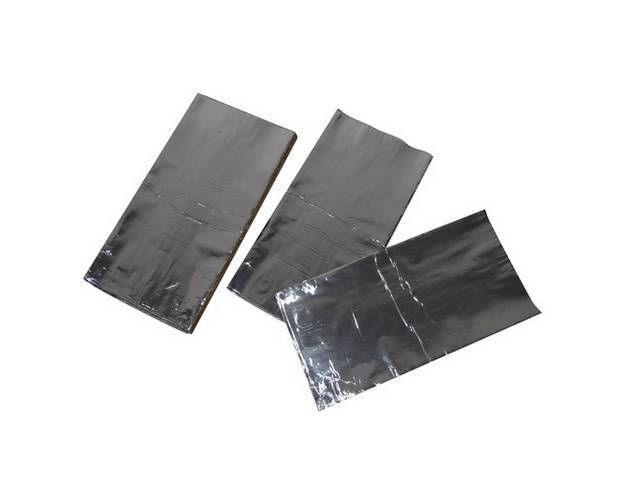 Floor Pan Kit, Hushmat, Silver Backing, Self Adhesive Thermal And Vibration Damping, Designed To Apply Directly To The Floor Pan To Reduce Heat And Road Noise 