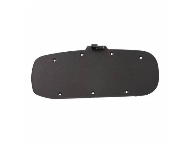 Lid, Console Armrest Trim Panel, Inner, Black, Incl Correct Style Latch Hook, Original Ford Tooling