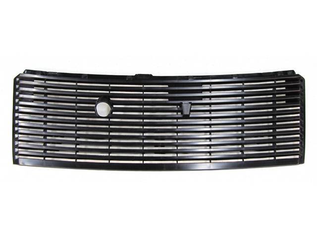Grille, Cowl Top Vent, Black Plastic, Original Ford Tooling, Oe Style Repro, D9zz-6602228-A