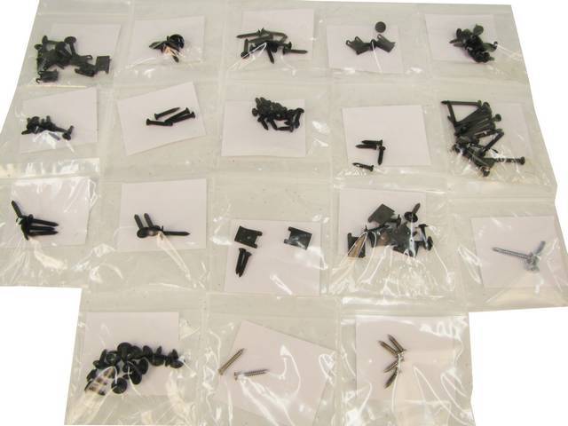 Interior Screw Kit, Replacement Style, Incl 131 Pieces