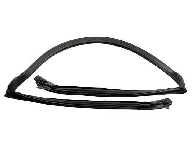 Weatherstrip, Windshield, Incl Rh And Lh Sides, Top Section, Exact Repro 1r3z-7603110-Aa, 1r3z-7603110-Ab, 3r3z-7603110-Aa