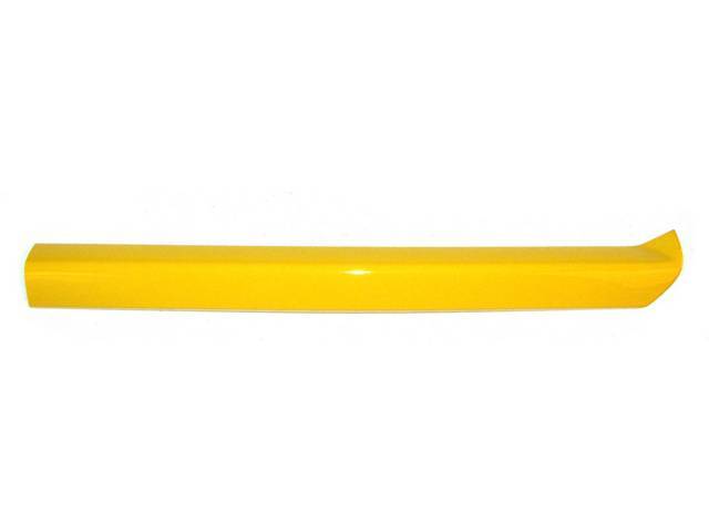 Molding, Front Windshield, Yellow, Original, May Be Used