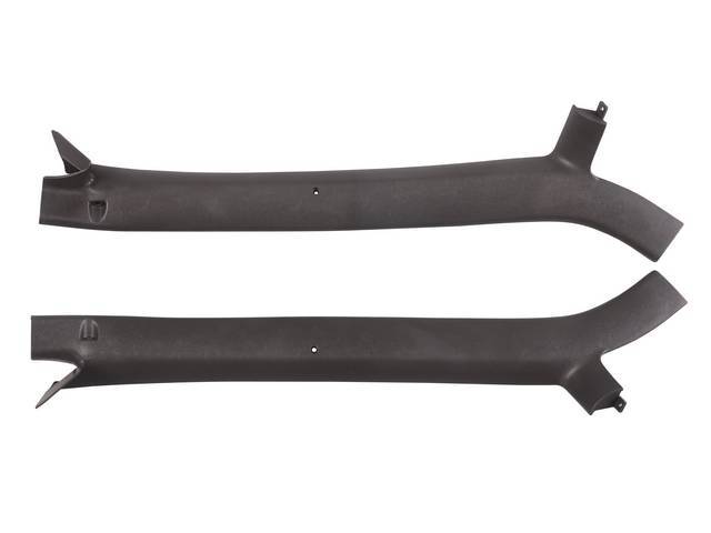 OE Style A-Pillar Trim (Charcoal) Coupe/Hatchback 79-86 Mustang