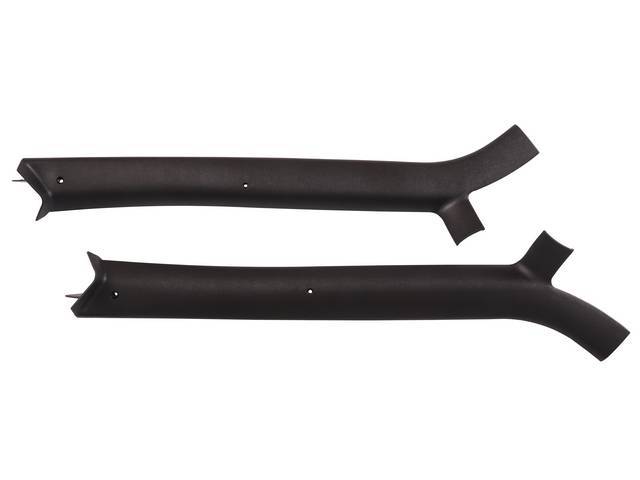 OE Style A-Pillar Trim (Black) Coupe/Hatchback 87-93 Mustang