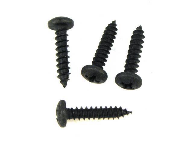 Mounting Kit, Visor Arm Clip, Incl (4) Screws, Black, Repro