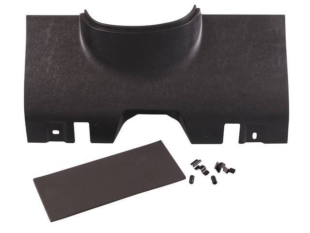 OE Style Instrument / Steering Column Cover Panel (Black) for 87-89