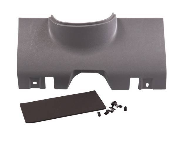 OE Style Instrument / Steering Column Cover Panel (Smoke Gray) for 87-89