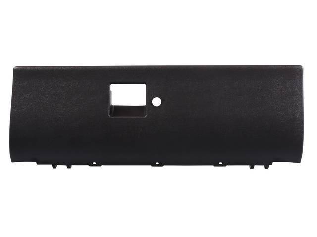 OE Style Glove Box Door Outside Panel (Black) Exact repro for 87-93