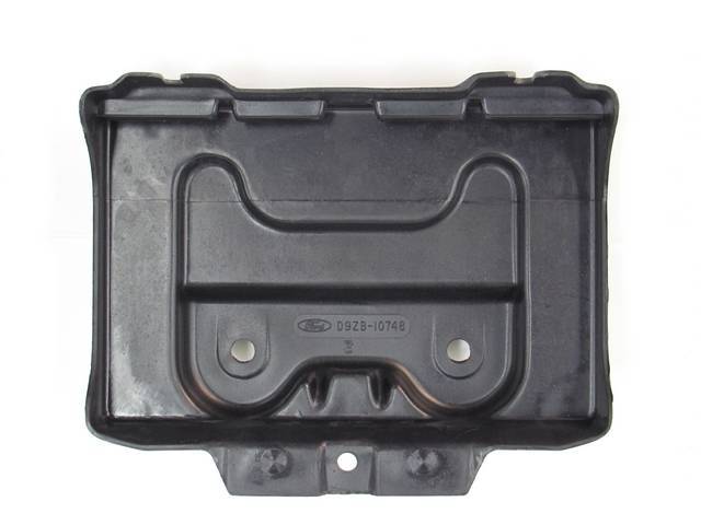 Battery Tray, Carrier, Black, Incl Correct Mounting Locations, Original Ford Tooling, D9zz-10732-A