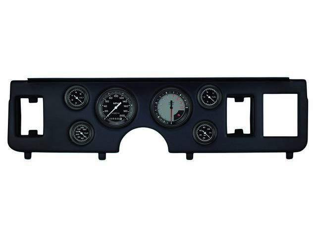 Classic Instruments Autocross Gray Series gauges Full Sweep Style w/ Black Dash Panel for (79-86)