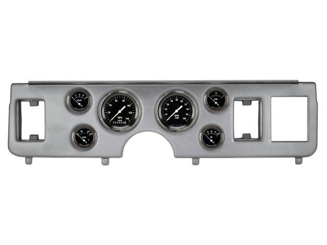 Classic Instruments Hot Rod Series gauges Short Sweep Style w/ Brushed Aluminum Dash Panel for (79-86)