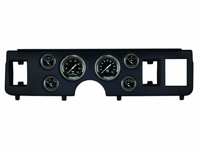 Classic Instruments Hot Rod Series gauges Short Sweep Style w/ Black Dash Panel for (79-86)