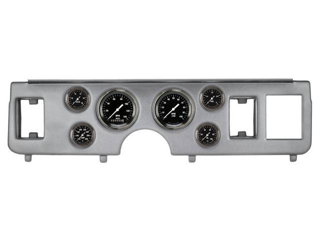 Classic Instruments Hot Rod Series gauges Full Sweep Style w/ Brushed Aluminum Dash Panel for (79-86)