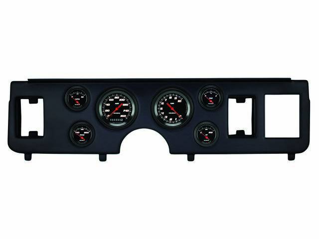 Classic Instruments Velocity Black Series gauges Short Sweep Style w/ Black Dash Panel for (79-86)