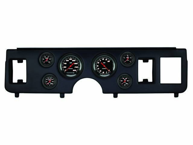 Classic Instruments Velocity Black Series gauges Full Sweep Style w/ Black Dash Panel for (79-86)