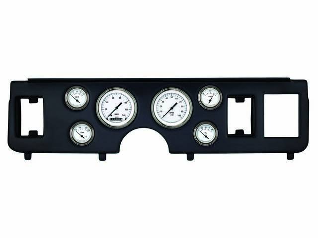 Classic Instruments White Hot Series gauges Short Sweep Style w/ Black Dash Panel for (79-86)