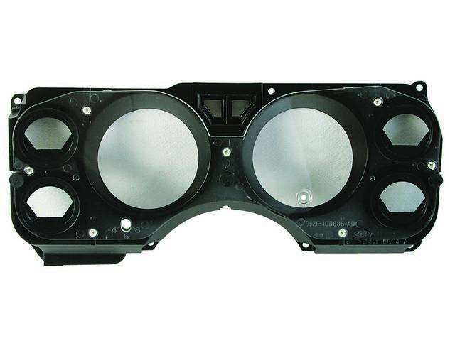 Mask, Instrument Cluster, Incl Lens, Incl Rubber Bumpers, Original Ford Tooling, Oe Style Repro, D9zz-10890-A