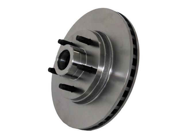Rotor, Front, 10.9 Inch Diameter, W/ 5 Bolt Holes, Repro, E6ly-1102-A