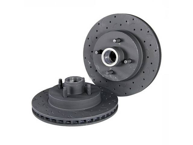 Talon Cross Drilled & Slotted Front Rotors by
