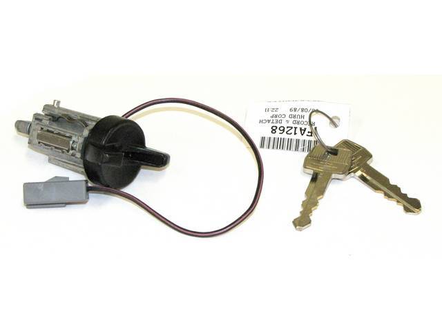Cyl And Keys Assy, Ignition Switch, Black, Reproduction Is Made By Fords Oe Manufacture, E3dz-11582-A