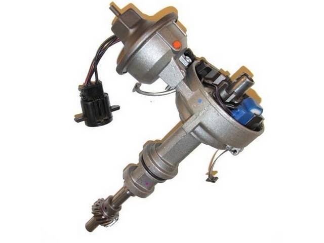Distributor Assy, Rebuilt, W/ Single Vacuum Diaphragm Assy, W/ Steel Distributor Gear, Replacement Style
