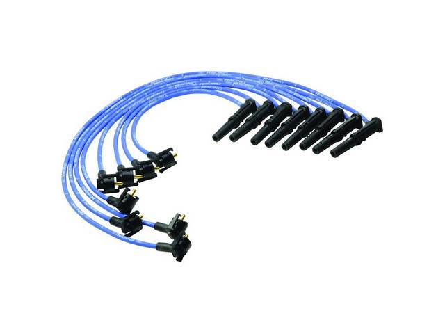 Wire Set, Spark Plug, Blue, Ford Racing, These
