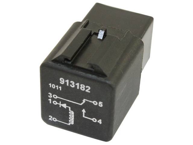 Relay Assy, Electronic Engine Control, E3uf-B1a, -B2a, E35f-A1a, -A2a, -B1a, -B2a, E1vf-Aa, E43f-B1a, -B2a, E3af-A1a, -A2a, -B1a, -B2a, E3ef-A1a, -A2a, E3az-12a646-A, F8pz-14n135-Ba, Replacement Style