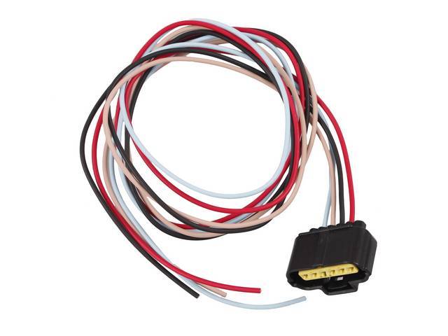 Extension Harness, Mass Air Meter Sensor, Incl 36 Inch Wire Leads, Factory Style Plug End Designed To Be Used When Relocating The Mass Air Flow Meter