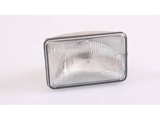 Sylvania Basic 4 x 6 Sealed Beam Headlight Low Beam (H4656 Style)